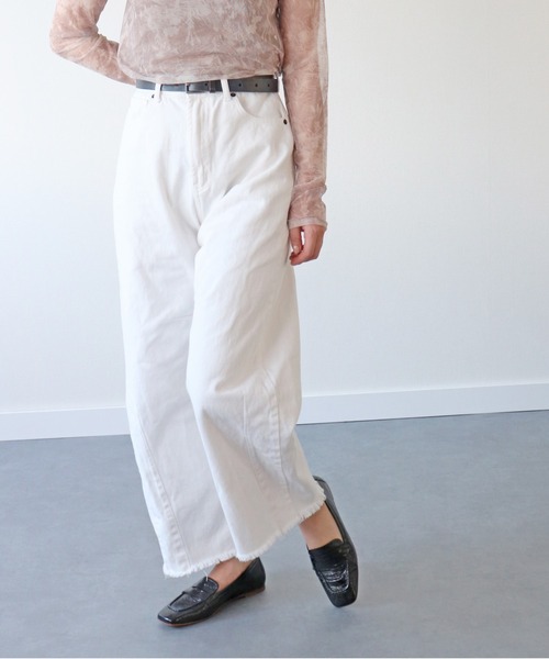 FABIO RUSCONI(ファビオルスコーニ)の「【FABIO RUSCONI】スクエアトウサケットフラットローファー(F41603)(ローファー・レディース・ブラック系その他/ライトグレー/アイボリー/シルバー・37/36/39/38/35)」の6枚目の写真