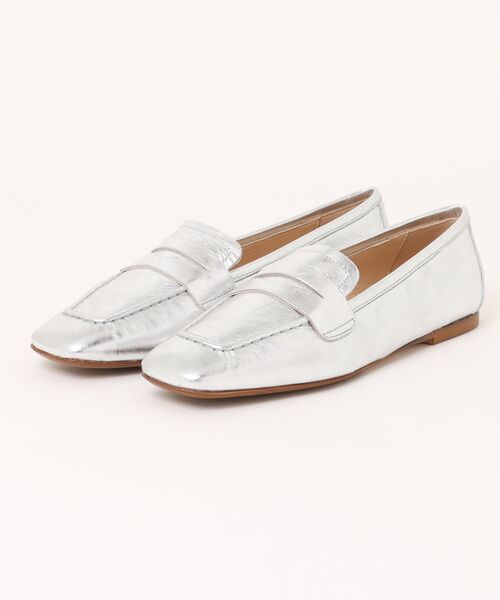 FABIO RUSCONI(ファビオルスコーニ)の「【FABIO RUSCONI】スクエアトウサケットフラットローファー(F41603)(ローファー・レディース・ブラック系その他/ライトグレー/アイボリー/シルバー・37/36/39/38/35)」の18枚目の写真