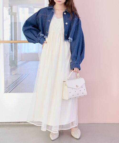 MAJESTIC LEGON(マジェスティックレゴン)の「manyハートハンドバッグ(ハンドバッグ・レディース・アイボリー/ブラック/グレイッシュベージュ・FREE)」の9枚目の写真