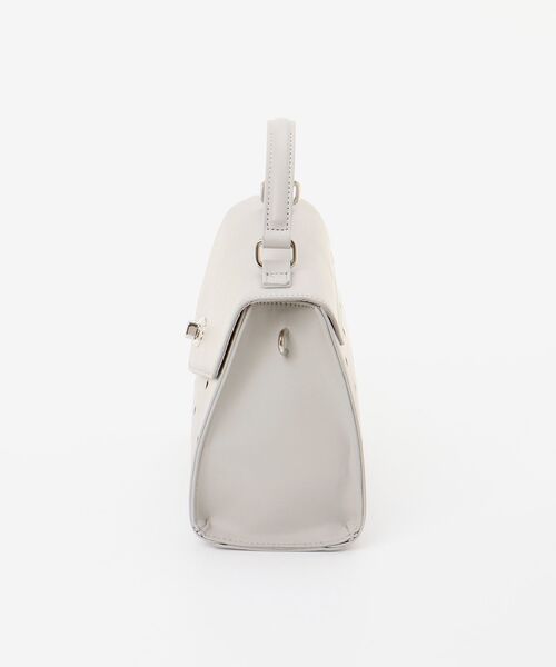 MAJESTIC LEGON(マジェスティックレゴン)の「manyハートハンドバッグ(ハンドバッグ・レディース・アイボリー/ブラック/グレイッシュベージュ・FREE)」の15枚目の写真