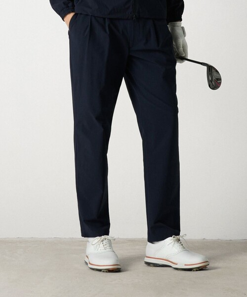 高級感◎美品★ユナイテッドアローズ　360°テーパードパンツ　1.3万　S　黒 BEAUTY＆YOUTH UNITED ARROWS パンツ 360°MASTER 1プリーツ