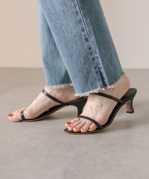 RIVE DROITE（リヴドロワ）の「ラウンドヒールミュール（サンダル