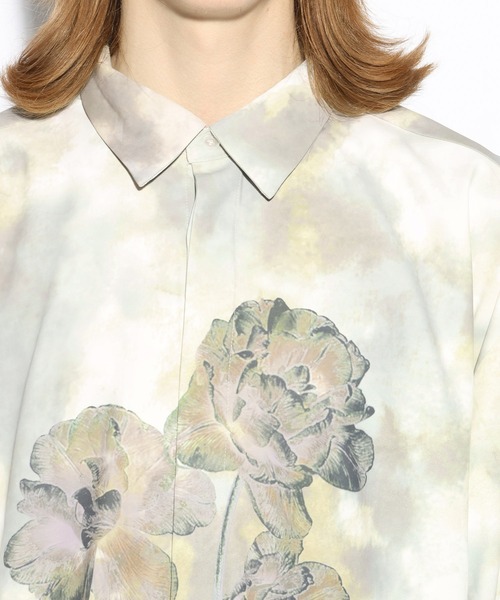 HARE（ハレ）の「ブラーフロントプリントシャツ(HARE)（シャツ/ブラウス・メンズ・ブラック/イエロー/ブルー・FREE）」の17枚目の写真