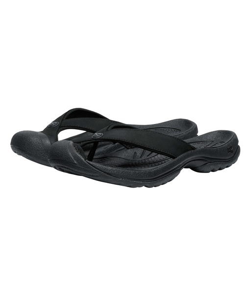 KEEN(キーン)の「KEEN/キーン アウトドアシューズ WAIMEA TG サンダル キャンプ タウンユース 1029134(サンダル・レディース・ブラック・23.0cm/24.0cm/25.0cm)」の1枚目の写真