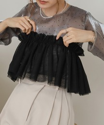 Bab | チュールフリルカラー(付け襟)