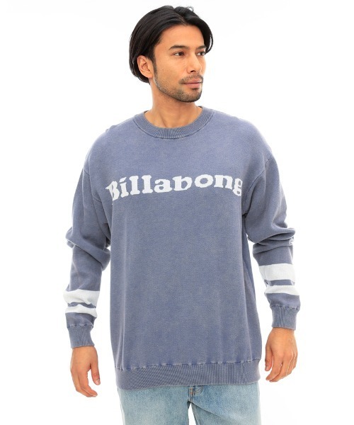 BILLABONG（ビラボン）の「BILLABONG メンズ CREW KNIT セーター 【2024年春夏モデル】/ビラボンロゴニット（ニット/セーター・メンズ・インディゴブルー/チャコールグレー/ピンク・MEDIUM/LARGE）」の13枚目の写真