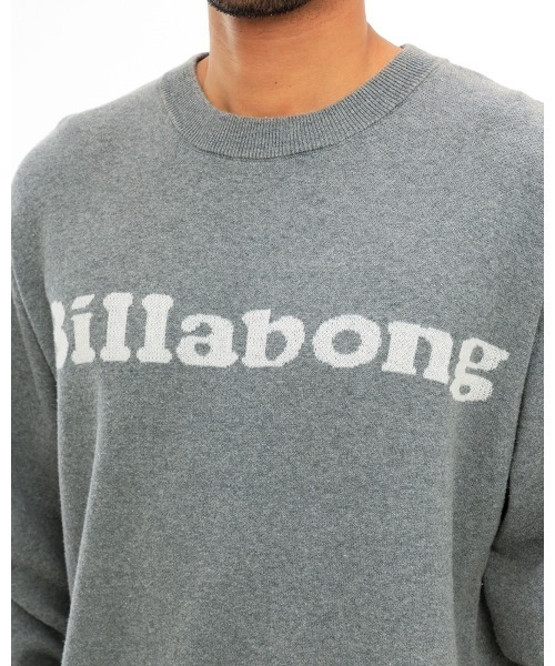 BILLABONG（ビラボン）の「BILLABONG メンズ CREW KNIT セーター 【2024年春夏モデル】/ビラボンロゴニット（ニット/セーター・メンズ・インディゴブルー/チャコールグレー/ピンク・MEDIUM/LARGE）」の9枚目の写真