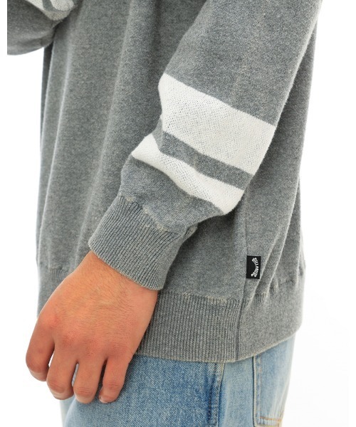 BILLABONG（ビラボン）の「BILLABONG メンズ CREW KNIT セーター 【2024年春夏モデル】/ビラボンロゴニット（ニット/セーター・メンズ・インディゴブルー/チャコールグレー/ピンク・MEDIUM/LARGE）」の10枚目の写真