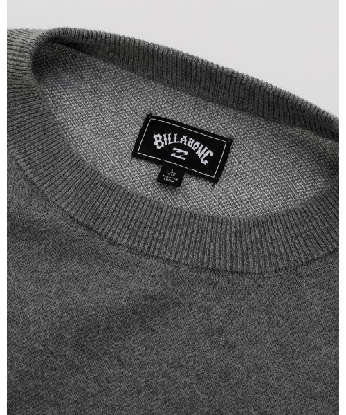 BILLABONG（ビラボン）の「BILLABONG メンズ CREW KNIT セーター 【2024年春夏モデル】/ビラボンロゴニット（ニット/セーター・メンズ・インディゴブルー/チャコールグレー/ピンク・MEDIUM/LARGE）」の12枚目の写真