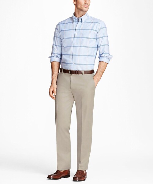 BROOKS BROTHERS（ブルックスブラザーズ）の「ライトウエイト アドバンテージチノ プレーンフロントパンツ SLIM（チノパンツ・メンズ・グレー/カーキ・33inch/31inch/32inch/36inch/34inch/30inch/37inch/38inch/35inch/29inch）」の16枚目の写真