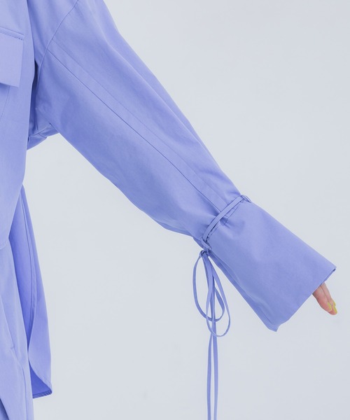 STUDIOUS(ステュディオス)の「【STUDIOUS/ステュディオス】コットンオーバーシャツ(シャツ/ブラウス・レディース・サックスブルー/ホワイト・FREE)」の18枚目の写真