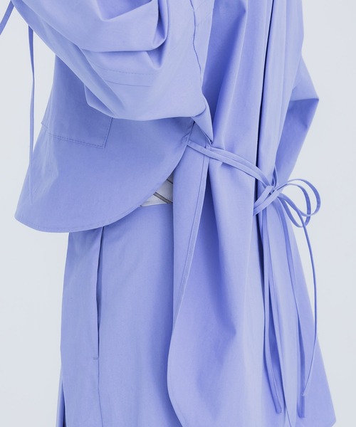 STUDIOUS(ステュディオス)の「【STUDIOUS/ステュディオス】コットンオーバーシャツ(シャツ/ブラウス・レディース・サックスブルー/ホワイト・FREE)」の20枚目の写真