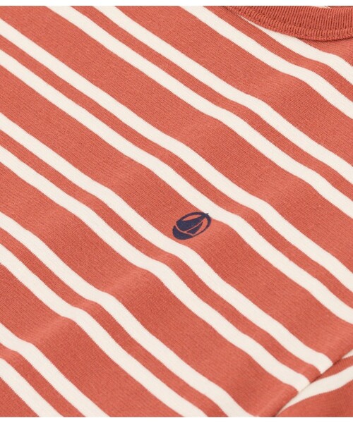 PETIT BATEAU(プチバトー)の「ボーダー半袖Tシャツ(Tシャツ/カットソー・キッズ・ブラウン系その他/グリーン系その他・8YEAR/12YEAR/10YEAR/6YEAR)」の10枚目の写真