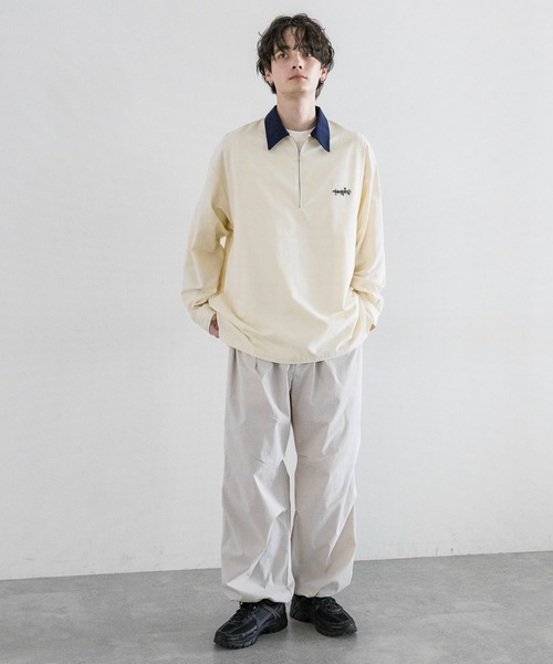 RAGEBLUE（レイジブルー）の「ナイロンカラールーズイージーパンツ（スウェットパンツ・メンズ・グレー/ブルー/ブラック/ホワイト/ピンク系その他・SMALL/MEDIUM/LARGE）」の6枚目の写真