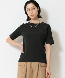 ピグメント針抜きTシャツ