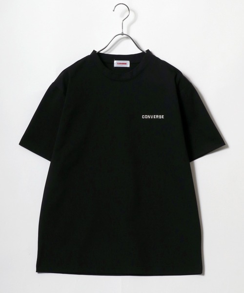 Jeans バックロゴ クルーネック 半袖 Tシャツ 送関込 セール】CONVERSE/コンバース ワンポイントロゴ 刺繍 フロント