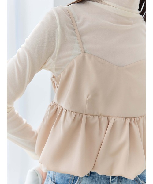 fifth（フィフス）の「サテンバルーンビスチェ（ベスト）」 - WEAR