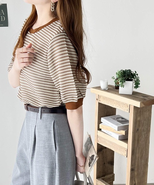 KAJA TIMELESS販売会 ボーダーロンT (Olive) ボーダーロンT | 木梨サイクル