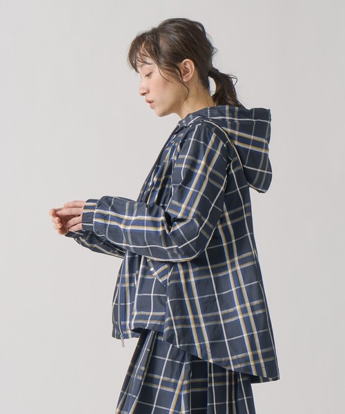 Kelen(ケレン)の「「KELEN/ケレン」チェックパーカージャケット / VICKY(その他アウター・レディース・ブラウン系その他/グリーン/カーキ/ネイビー・M/S)」の9枚目の写真