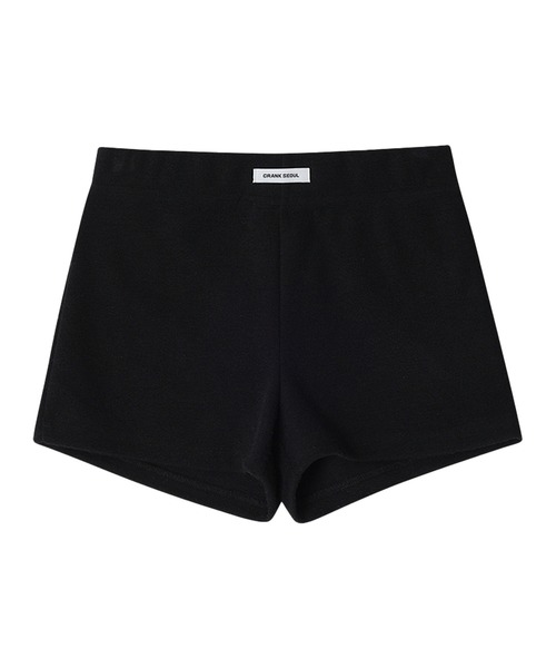 パンツ CRANK  Ribbed micro shorts_Charcoal CRANK（クランク）の「RIBBED MICROSHORTS（その他パンツ）」 - WEAR