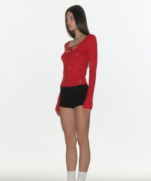 CRANK（クランク）の「RIBBED MICROSHORTS（その他パンツ・レディース・ブラック/カーキ/チャコールグレー・FREE）」の21枚目の写真