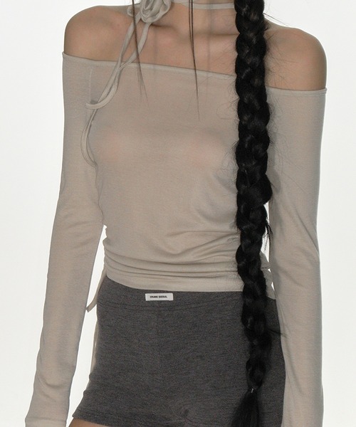 CRANK（クランク）の「RIBBED MICROSHORTS（その他パンツ・レディース・ブラック/カーキ/チャコールグレー・FREE）」の13枚目の写真