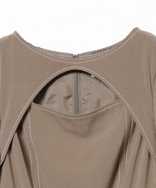 Ray BEAMS（レイビームス）の「カットアウト マーメイド ワンピース（ワンピース・レディース・ブラウン系その他5/ブラック・1/0）」の16枚目の写真