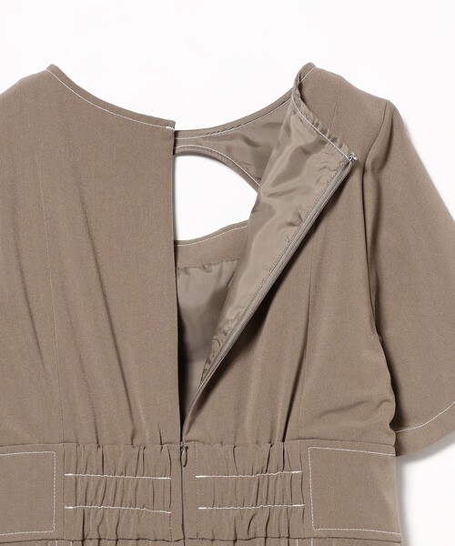 Ray BEAMS（レイビームス）の「カットアウト マーメイド ワンピース（ワンピース・レディース・ブラウン系その他5/ブラック・1/0）」の19枚目の写真