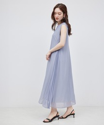 ROPE' | エスパンディサイドプリーツワンピース【一部WEB限定カラー】(ワンピース)