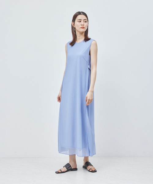 ROPE'（ロペ）の「【新色追加】エスパンディサイドプリーツワンピース【WEB限定/一部店舗限定】【メディア掲載】（ワンピース・レディース・レッド系その他/ベージュ系その他/ブラック/サックスブルー/ワイン/ダークブラウン・FREE）」の10枚目の写真