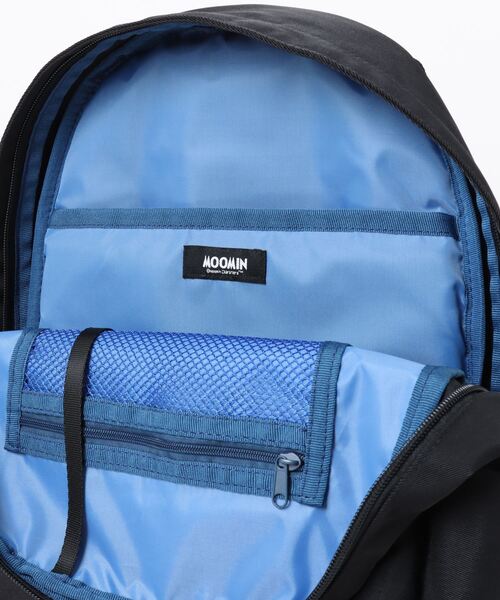 MOOMIN（ムーミン）の「ムーミン リュック 撥水ナイロン 軽量 大容量 RMNL-04（ショルダーバッグ・レディース・レッド/グリーン/グレー/ブラック・FREE）」の7枚目の写真