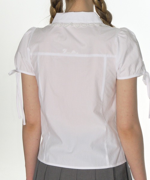 CRANK ブラウス CRANK（クランク）の「【CRANK】PINTUCK LACE COLLAR BLOUSE