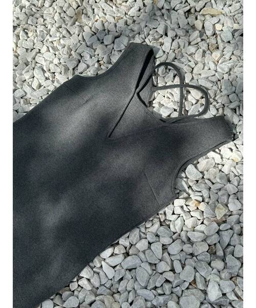 LAGUNAMOON（ラグナムーン）の「レイヤードデザインカットワンピース（ワンピース・レディース・ブラック/グレー/ボルドー・SMALL/MEDIUM）」の21枚目の写真