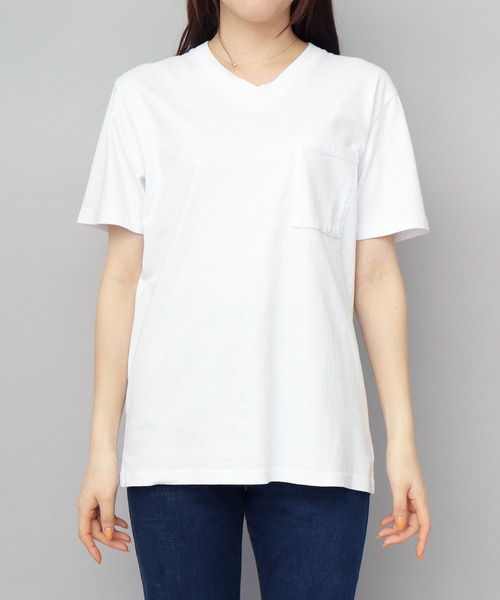 ★URKOOL★ Vネック Tシャツ 半袖 ストリート コットン btc007-01.jpg