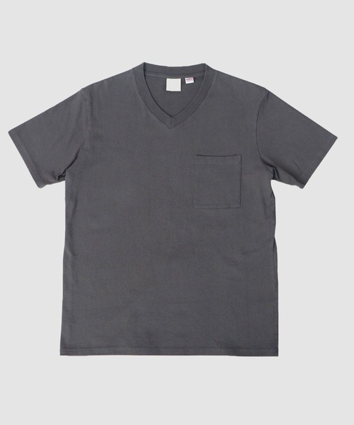 【大人の定番】D&G コットン Vネック Tシャツ シリコンバイオ加工 シルキータッチ浅VネックTシャツ ｜The