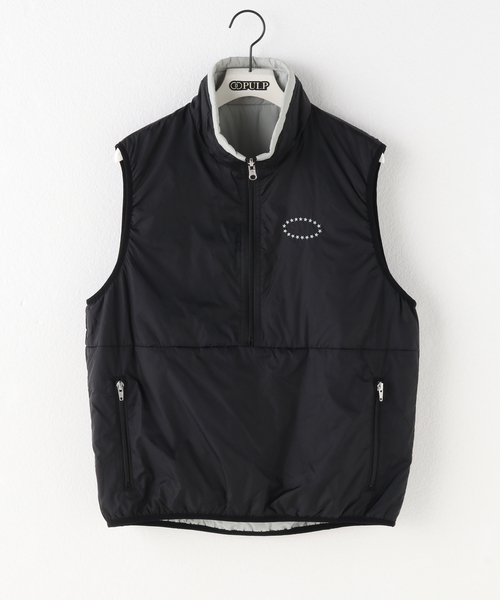 AFB(エーエフビー)の「【AFB / エーエフビー】REVERSIBLE NYLON PO VEST(その他アウター・メンズ・ブラック・MEDIUM)」の1枚目の写真