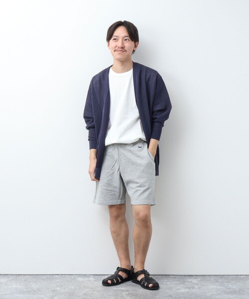 NOLLEY’S(ノーリーズ)の「クジラ ライトウェイト裏毛ハーフパンツ(その他パンツ・メンズ・グレー/ホワイト/ネイビー/ブラック・XL/L/M/S)」の7枚目の写真