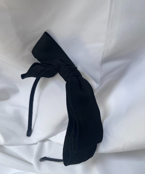 fiere（フィエール）の「フレンチリボンカチューシャ（カチューシャ・レディース・ブラック・FREE）」の3枚目の写真