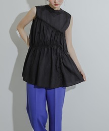 2WAYランダムシャーリングブラウス