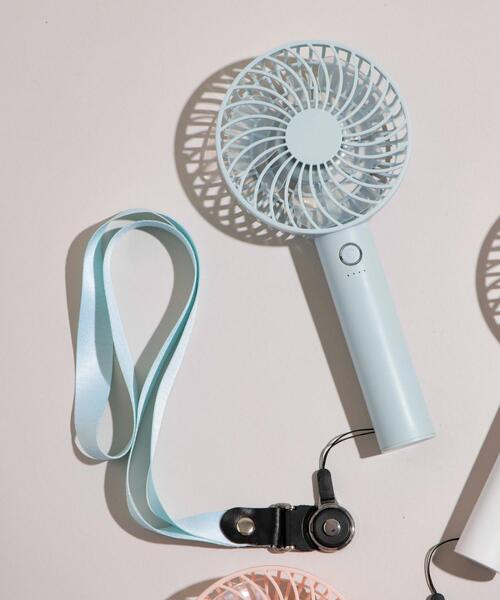 WEGO（ウィゴー）の「WEGO/ハンディファン（生活家電・レディース・サックスブルー/ホワイト/ライトピンク・FREE）」の2枚目の写真