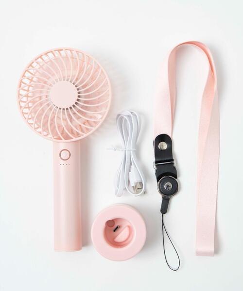 WEGO（ウィゴー）の「WEGO/ハンディファン（生活家電・レディース・サックスブルー/ホワイト/ライトピンク・FREE）」の10枚目の写真