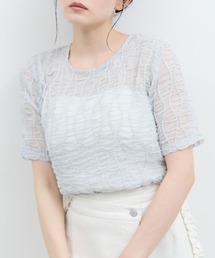 シアーウェーブコンパクトトップス