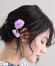 PourVous（プールヴー）の「ビーズ 付き花髪飾り（ヘアピン）」