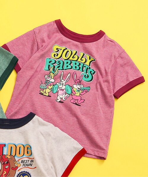 BREEZE(ブリーズ)の「FES! POPアートTシャツ(Tシャツ/カットソー・キッズ・アイボリー/グリーン/レッド・80/90/100/110/120/130/140)」の3枚目の写真