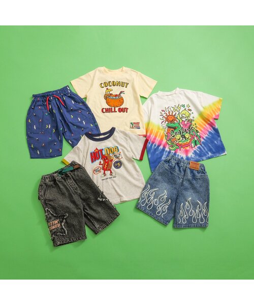 BREEZE(ブリーズ)の「FES! POPアートTシャツ(Tシャツ/カットソー・キッズ・アイボリー/グリーン/レッド・80/90/100/110/120/130/140)」の7枚目の写真