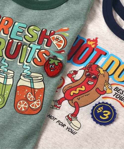 BREEZE(ブリーズ)の「FES! POPアートTシャツ(Tシャツ/カットソー・キッズ・アイボリー/グリーン/レッド・80/90/100/110/120/130/140)」の11枚目の写真