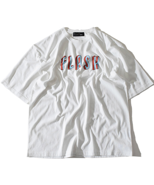 ALDIES(アールディーズ)の「Flash Big T / フラッシュビッグT(Tシャツ/カットソー・メンズ・ブラック/パープル/ホワイト・FREE)」の2枚目の写真