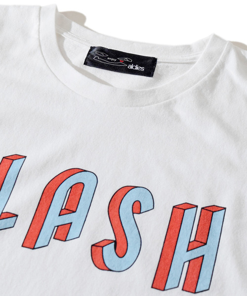 ALDIES(アールディーズ)の「Flash Big T / フラッシュビッグT(Tシャツ/カットソー・メンズ・ブラック/パープル/ホワイト・FREE)」の11枚目の写真