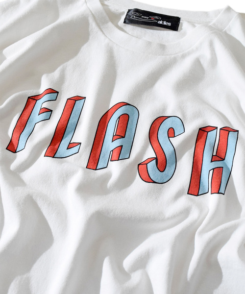 ALDIES(アールディーズ)の「Flash Big T / フラッシュビッグT(Tシャツ/カットソー・メンズ・ブラック/パープル/ホワイト・FREE)」の12枚目の写真