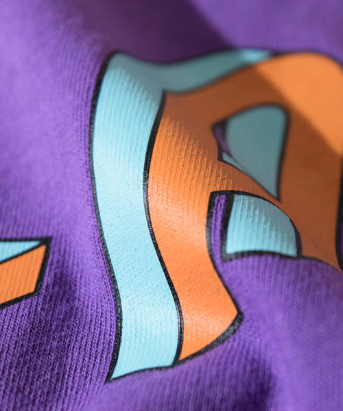 ALDIES(アールディーズ)の「Flash Big T / フラッシュビッグT(Tシャツ/カットソー・メンズ・ブラック/パープル/ホワイト・FREE)」の9枚目の写真